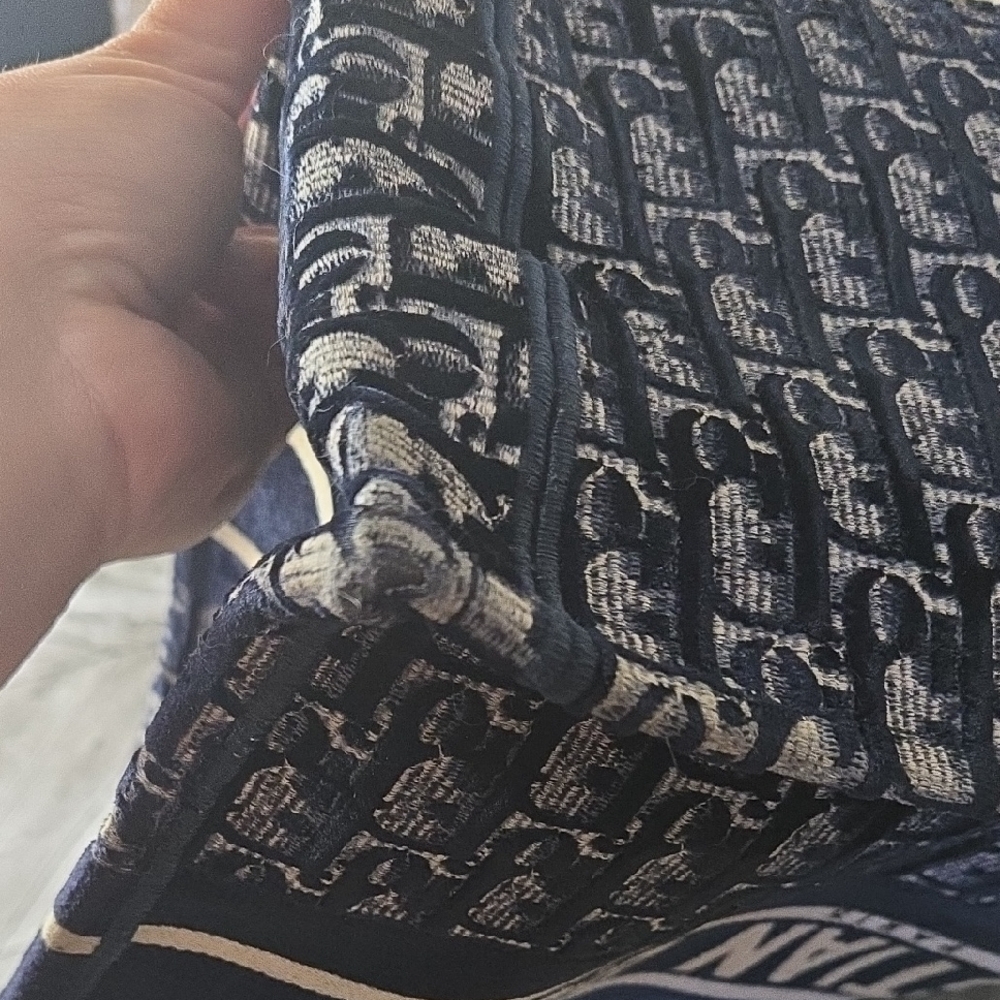 Christian Dior Blue and White Tote Bag - Picture 13 of 15